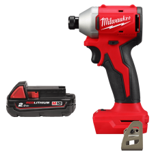 Купити Шуруповерт ударний акумуляторний безщітковий MILWAUKEE (190Нм) M18 BLIDRC-0 (каркас) + M18 B2 подарунок. Офіційний магазин Мілвокі Україна, фірмова гарантія з доставкою по Украіні
