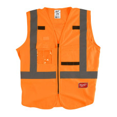 Купити Жилет помаранчевий MILWAUKEE, сигнального забарвлення (L / XL). Офіційний магазин Мілвокі Україна, фірмова гарантія з доставкою по Украіні