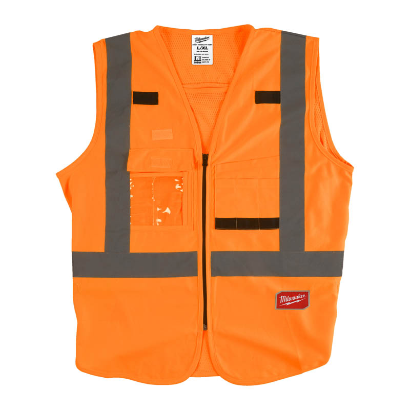 Купити Жилет помаранчевий MILWAUKEE, сигнального забарвлення (L / XL). Офіційний магазин Мілвокі Україна, фірмова гарантія з доставкою по Украіні