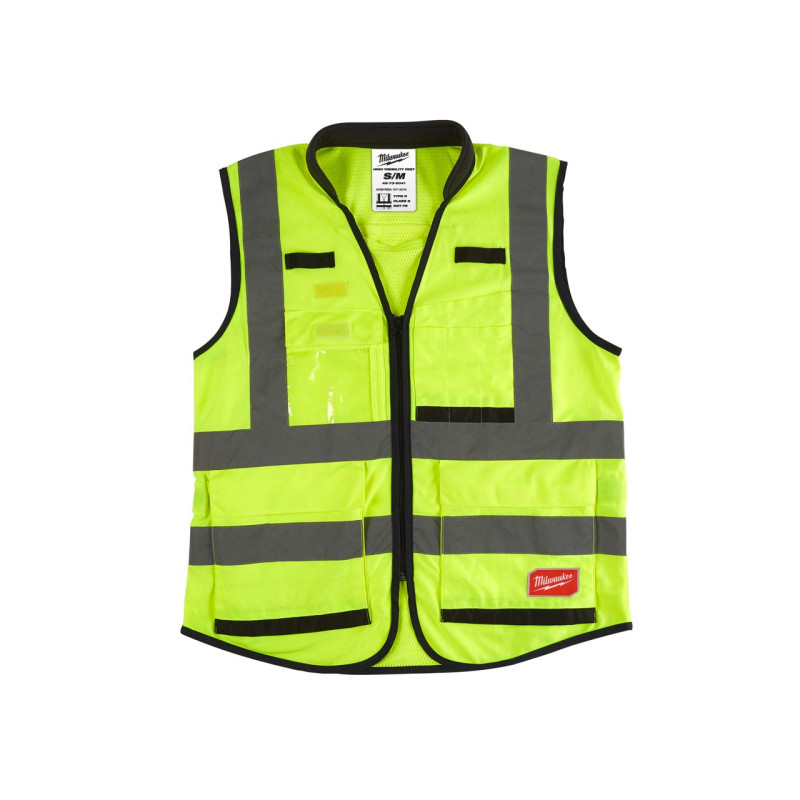 Купити Жилет жовтий PREMIUM MILWAUKEE, сигнального забарвлення (2XL /3XL). Офіційний магазин Мілвокі Україна, фірмова гарантія з доставкою по Украіні