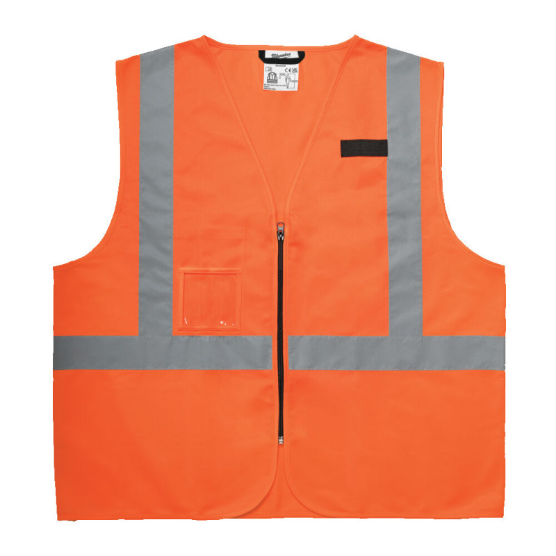 Купити Жилет сигнальний Hi-Viz MILWAUKEE, помаранчевий (S/M). Офіційний магазин Мілвокі Україна, фірмова гарантія з доставкою по Украіні