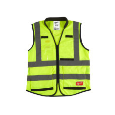 Купити Жилет жовтий PREMIUM MILWAUKEE, сигнального забарвлення (L / XL). Офіційний магазин Мілвокі Україна, фірмова гарантія з доставкою по Украіні
