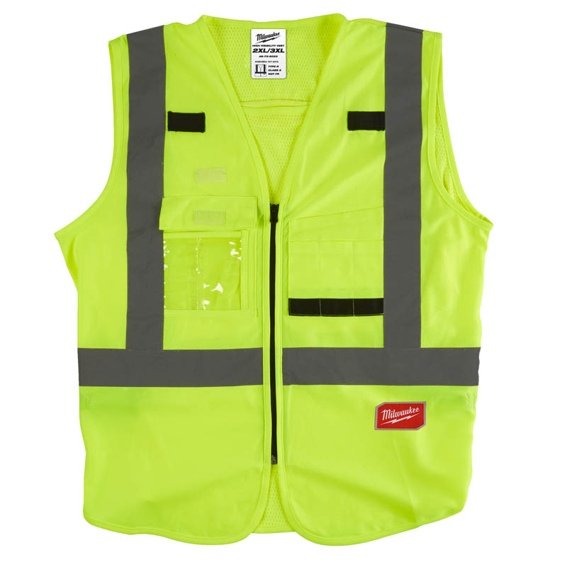 Купити Жилет жовтий MILWAUKEE, сигнального забарвлення (2XL / 3XL). Офіційний магазин Мілвокі Україна, фірмова гарантія з доставкою по Украіні