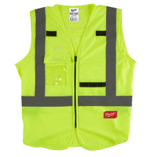 Купити Жилет сигнальний жовтий MILWAUKEE L/XL. Офіційний магазин Мілвокі Україна, фірмова гарантія з доставкою по Украіні