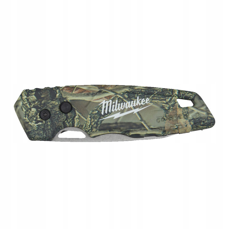 Купити Ніж складний FASTBACK MILWAUKEE CAMO камуфляжний з лезом 75мм. Офіційний магазин Мілвокі Україна, фірмова гарантія з доставкою по Украіні