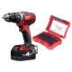 Купити Дриль-шуруповерт акумуляторний MILWAUKEE M18 BDD-402CA (зарядний пристрій М12-18 С , 2 акумулятори В4 4Аг, кейс, набор біт 32шт). Офіційний магазин Мілвокі Україна, фірмова гарантія з доставкою по Украіні