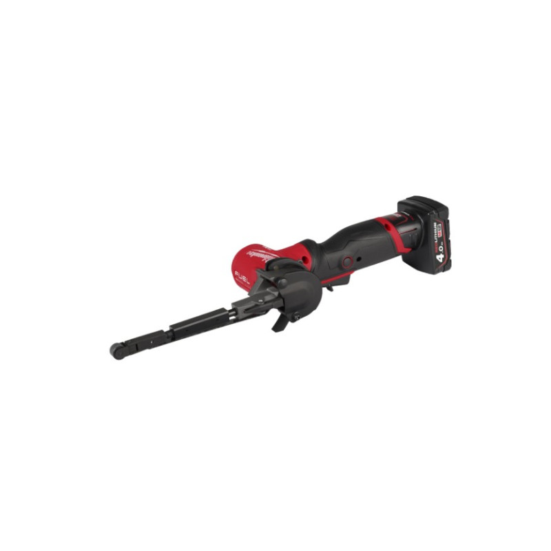 Купити Шліфмашина стрічкова акумуляторна безщіткова MILWAUKEE, M12 FBFL13-402B, 13мм (зарядний пристрій С12 С, 2 акумулятори М12 В4 4Аг, сумка). Офіційний магазин Мілвокі Україна, фірмова гарантія з доставкою по Украіні