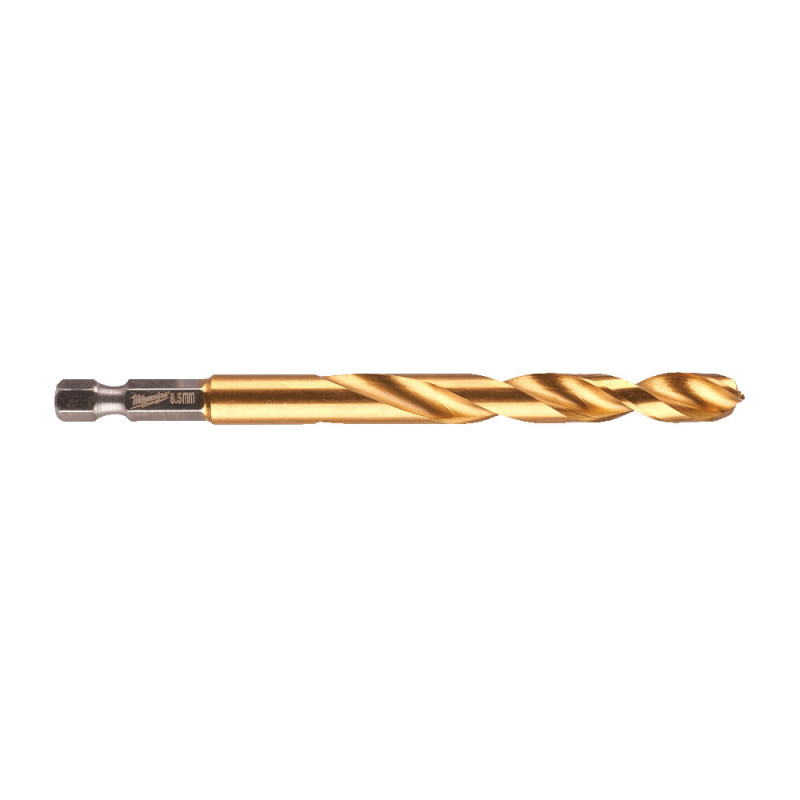Купити Свердло по металу RedHEX SHOCKWAVE HSS-TiN MILWAUKEE, діаметр 8,5х114х72мм. Офіційний магазин Мілвокі Україна, фірмова гарантія з доставкою по Украіні