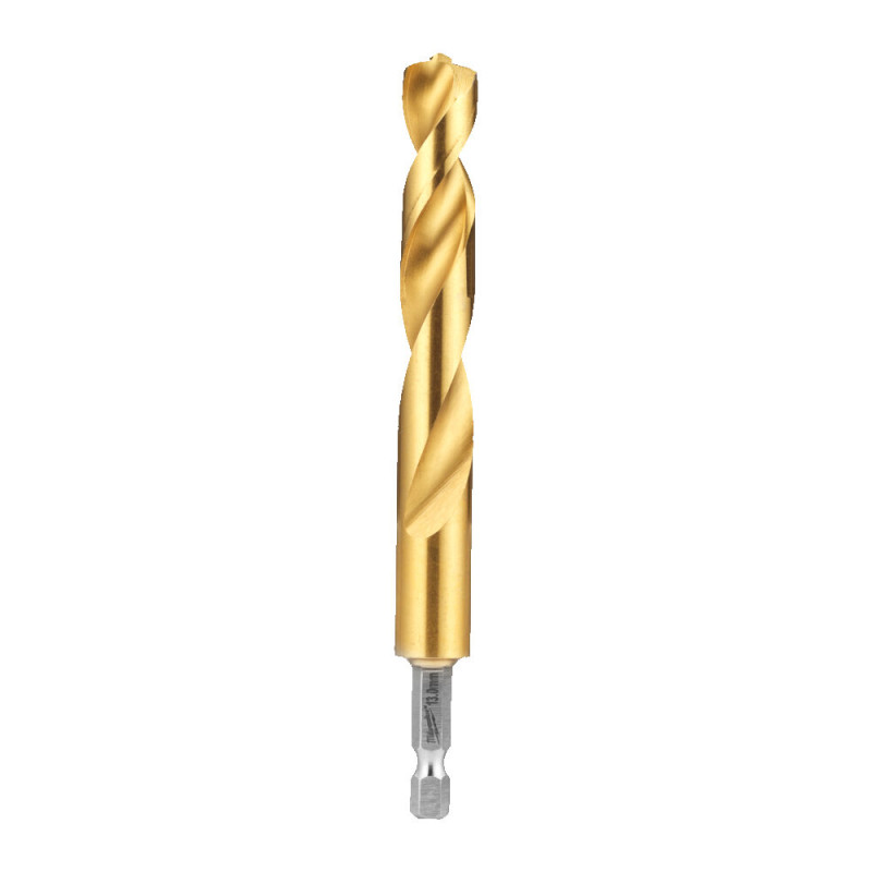 Купити Свердло по металу RedHEX SHOCKWAVE HSS-TiN MILWAUKEE, діаметр 13,0х130х83мм, (5шт), пластикова коробка. Офіційний магазин Мілвокі Україна, фірмова гарантія з доставкою по Украіні