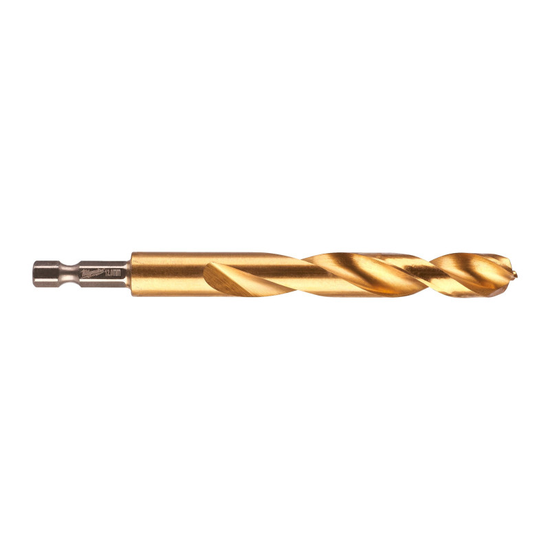 Купити Свердло по металу RedHEX SHOCKWAVE HSS-G TiN MILWAUKEE, діаметр 12,0х127х82мм. Офіційний магазин Мілвокі Україна, фірмова гарантія з доставкою по Украіні