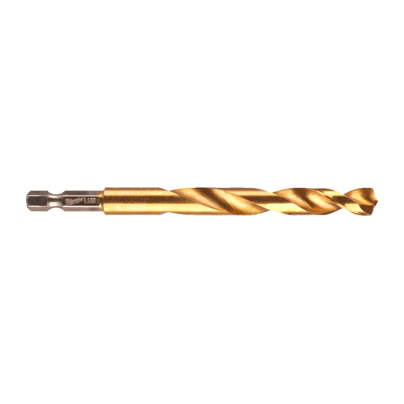 Купити Свердло по металу RedHEX SHOCKWAVE HSS-TiN MILWAUKEE, діаметр 9,5х118х74мм. Офіційний магазин Мілвокі Україна, фірмова гарантія з доставкою по Украіні