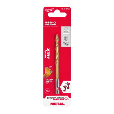 Купити Свердло по металу RedHEX SHOCKWAVE HSS-TiN MILWAUKEE, діаметр 5,5х104х60мм. Офіційний магазин Мілвокі Україна, фірмова гарантія з доставкою по Украіні