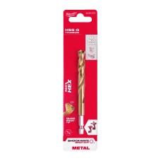 Купити Свердло по металу RedHEX SHOCKWAVE HSS-TiN MILWAUKEE, діаметр 9,0х117х73мм. Офіційний магазин Мілвокі Україна, фірмова гарантія з доставкою по Украіні