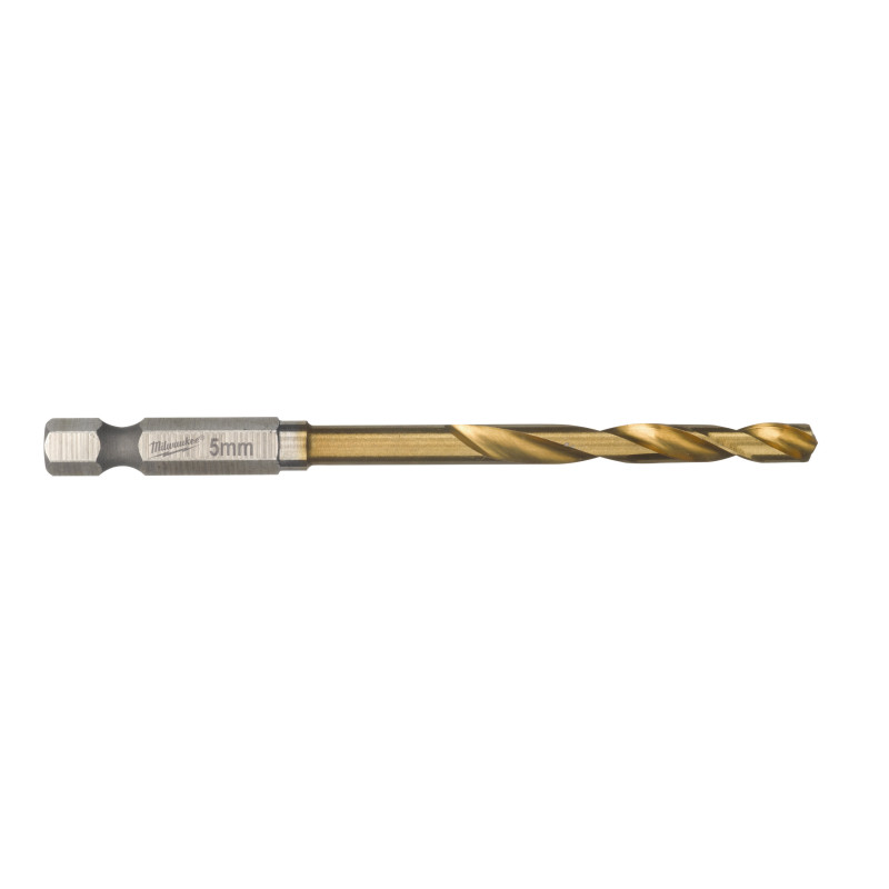 Купити Свердло по металу RedHEX SHOCKWAVE HSS-TiN MILWAUKEE, діаметр 5,0х80х31мм. Офіційний магазин Мілвокі Україна, фірмова гарантія з доставкою по Украіні