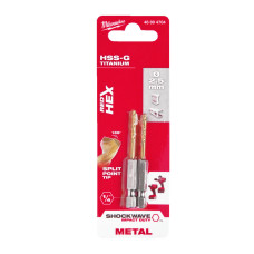 Купити Свердло по металу RedHEX SHOCKWAVE HSS-TiN MILWAUKEE, діаметр 2,5х62х19мм, (2шт). Офіційний магазин Мілвокі Україна, фірмова гарантія з доставкою по Украіні