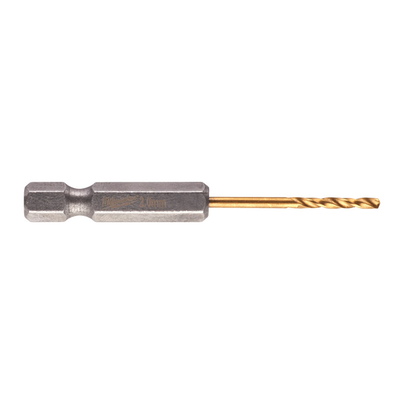 Купити Свердло по металу RedHEX SHOCKWAVE HSS-TiN MILWAUKEE, діаметр 2,0х59,5х17мм, (2шт). Офіційний магазин Мілвокі Україна, фірмова гарантія з доставкою по Украіні