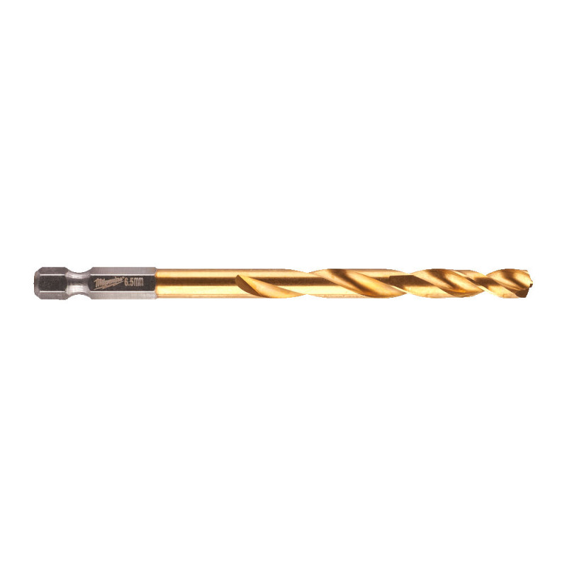 Купити Свердло по металу RedHEX SHOCKWAVE HSS-TiN MILWAUKEE, діаметр 6,5х107х64мм. Офіційний магазин Мілвокі Україна, фірмова гарантія з доставкою по Украіні