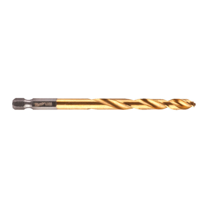 Купити Свердло по металу RedHEX SHOCKWAVE HSS-TiN MILWAUKEE, діаметр 6,8х108х65мм. Офіційний магазин Мілвокі Україна, фірмова гарантія з доставкою по Украіні