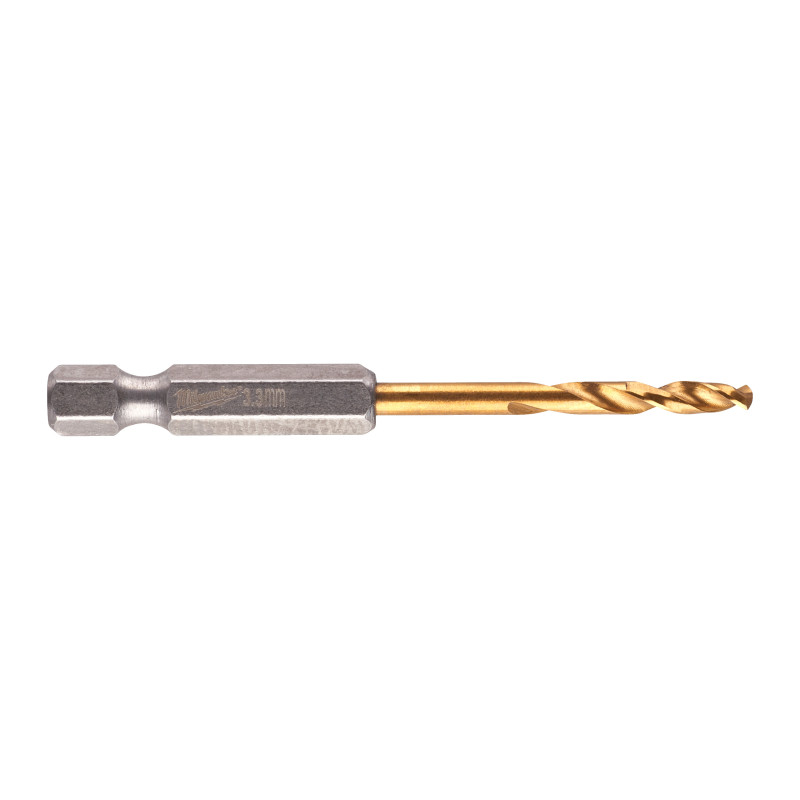 Купити Свердло по металу RedHEX SHOCKWAVE HSS-TiN MILWAUKEE, діаметр 3,3х67х24мм, (2шт). Офіційний магазин Мілвокі Україна, фірмова гарантія з доставкою по Украіні