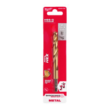 Купити Свердло по металу RedHEX SHOCKWAVE HSS-TiN MILWAUKEE, діаметр 10,5х122х78мм. Офіційний магазин Мілвокі Україна, фірмова гарантія з доставкою по Украіні