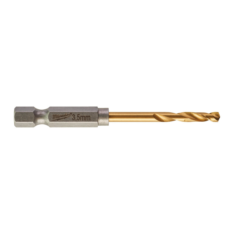 Купити Свердло по металу RedHEX SHOCKWAVE HSS-TiN MILWAUKEE, діаметр 3,5х69х25мм, (10шт), пластикова коробка. Офіційний магазин Мілвокі Україна, фірмова гарантія з доставкою по Украіні