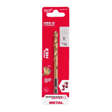Купити Свердло по металу RedHEX SHOCKWAVE HSS-TiN MILWAUKEE, діаметр 7,0х109х66мм. Офіційний магазин Мілвокі Україна, фірмова гарантія з доставкою по Украіні