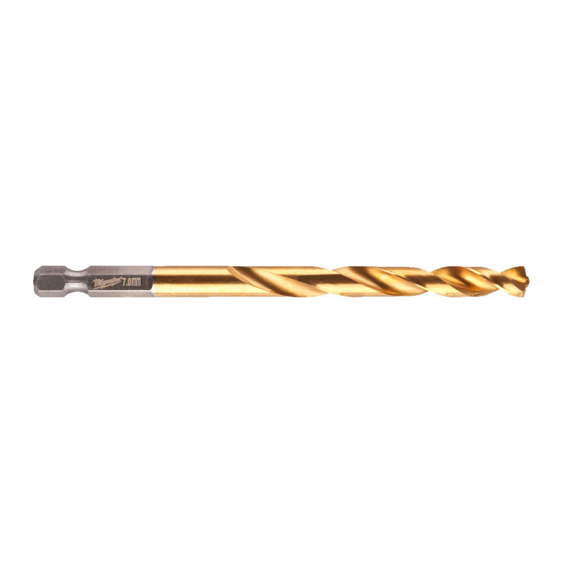 Купити Свердло по металу RedHEX SHOCKWAVE HSS-TiN MILWAUKEE, діаметр 7,0х109х66мм. Офіційний магазин Мілвокі Україна, фірмова гарантія з доставкою по Украіні