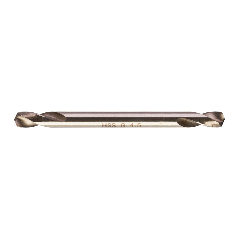 Купити Свердло по металу HSS-G MILWAUKEE, DIN 1412 C, діаметр 4,5х58х16мм, двостороннє, (10шт), пластикова коробка. Офіційний магазин Мілвокі Україна, фірмова гарантія з доставкою по Украіні