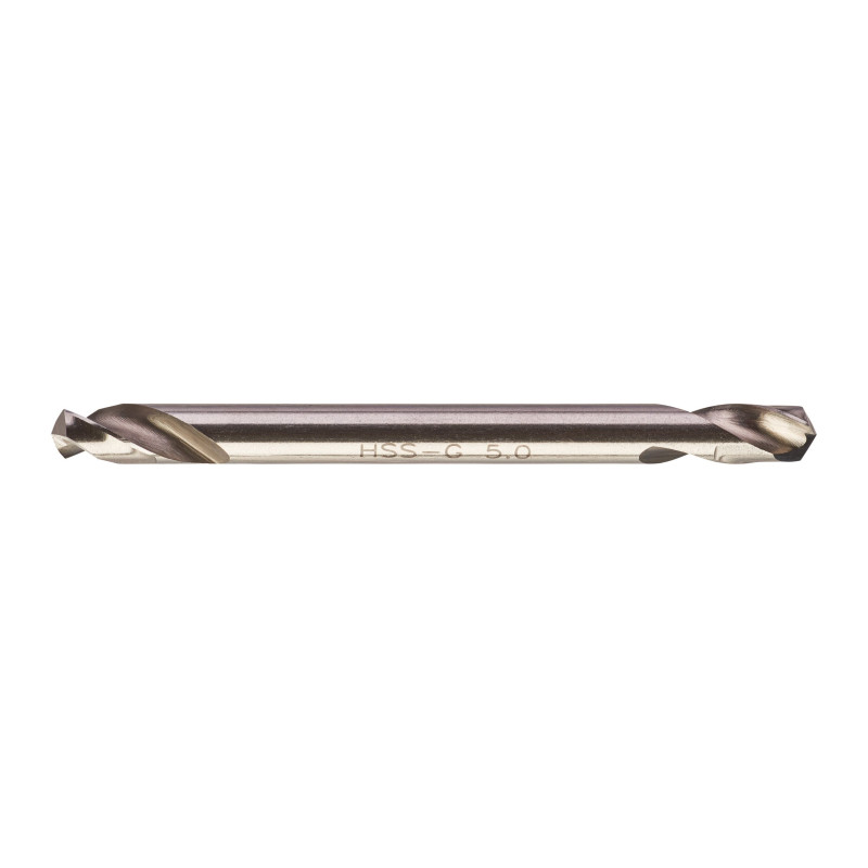 Купити Свердло по металу HSS-G MILWAUKEE, DIN 1412 C, діаметр 5,0х62х18мм, двостороннє, (10шт), пластикова коробка. Офіційний магазин Мілвокі Україна, фірмова гарантія з доставкою по Украіні