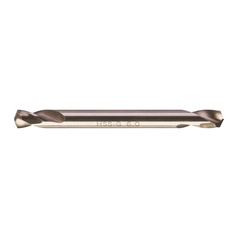 Купити Свердло по металу HSS-G MILWAUKEE, DIN 1412 C, діаметр 6.0х66х19мм, двостороннє, (10шт). Офіційний магазин Мілвокі Україна, фірмова гарантія з доставкою по Украіні