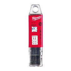 Купити Свердло по металу HSS-R MILWAUKEE DIN338, діаметр 3,2х65х36мм, (10шт), пластикова коробка. Офіційний магазин Мілвокі Україна, фірмова гарантія з доставкою по Украіні