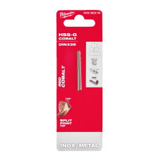 Купити Свердло по металу HSS-Co MILWAUKEE DIN338, діаметр 1,5х40х18мм, (2шт). Офіційний магазин Мілвокі Україна, фірмова гарантія з доставкою по Украіні