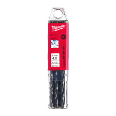 Купити Свердло по металу HSS-R MILWAUKEE DIN338, діаметр 4,0х75х43мм, (10шт), пластикова коробка. Офіційний магазин Мілвокі Україна, фірмова гарантія з доставкою по Украіні