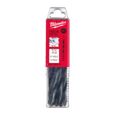 Купити Свердло по металу HSS-R MILWAUKEE DIN338, діаметр 11,5х142х94мм, (5шт), пластикова коробка. Офіційний магазин Мілвокі Україна, фірмова гарантія з доставкою по Украіні