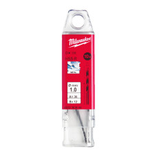 Купити Свердло по металу HSS-R MILWAUKEE DIN338, діаметр 1,0х34х12мм, (10шт), пластикова коробка. Офіційний магазин Мілвокі Україна, фірмова гарантія з доставкою по Украіні