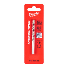 Купити Свердло по металу THUNDERWEB HSS-G MILWAUKEE DIN338, діаметр 5,0x86х52мм. Офіційний магазин Мілвокі Україна, фірмова гарантія з доставкою по Украіні