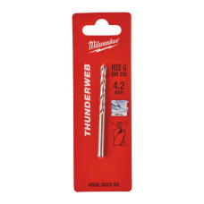 Купити Свердло по металу THUNDERWEB HSS-G MILWAUKEE DIN338, діаметр 4,2x75х43мм. Офіційний магазин Мілвокі Україна, фірмова гарантія з доставкою по Украіні