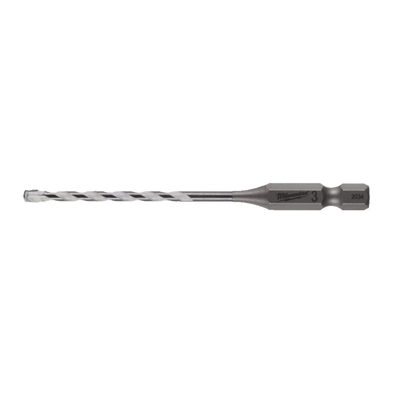 Купити Свердло по мультіматериалам ShW HEX MILWAUKEE, діаметр 3,0x90х45мм. Офіційний магазин Мілвокі Україна, фірмова гарантія з доставкою по Украіні