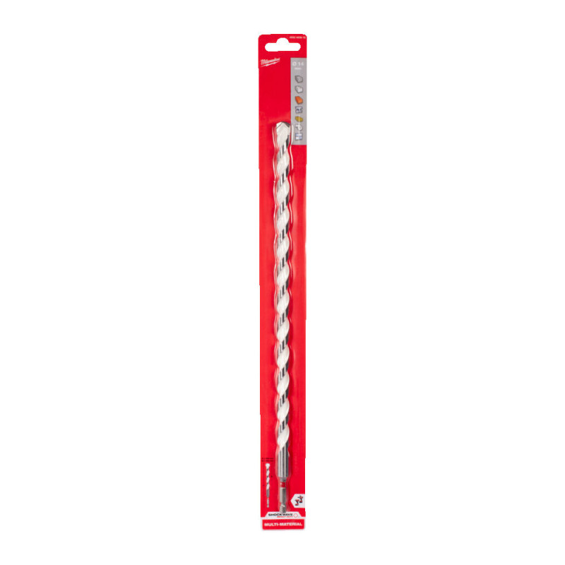 Купити Свердло по мультіматериалам ShW HEX MILWAUKEE, діаметр 14x400х340мм. Офіційний магазин Мілвокі Україна, фірмова гарантія з доставкою по Украіні