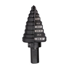 Купити Свердло ступінчасте Step Drill MILWAUKEE, для електриків PG7-PG21 з кроком 2мм. Офіційний магазин Мілвокі Україна, фірмова гарантія з доставкою по Украіні