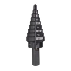 Купити Свердло ступінчасте Step Drill MILWAUKEE, діаметр 4-20мм з кроком 2мм. Офіційний магазин Мілвокі Україна, фірмова гарантія з доставкою по Украіні