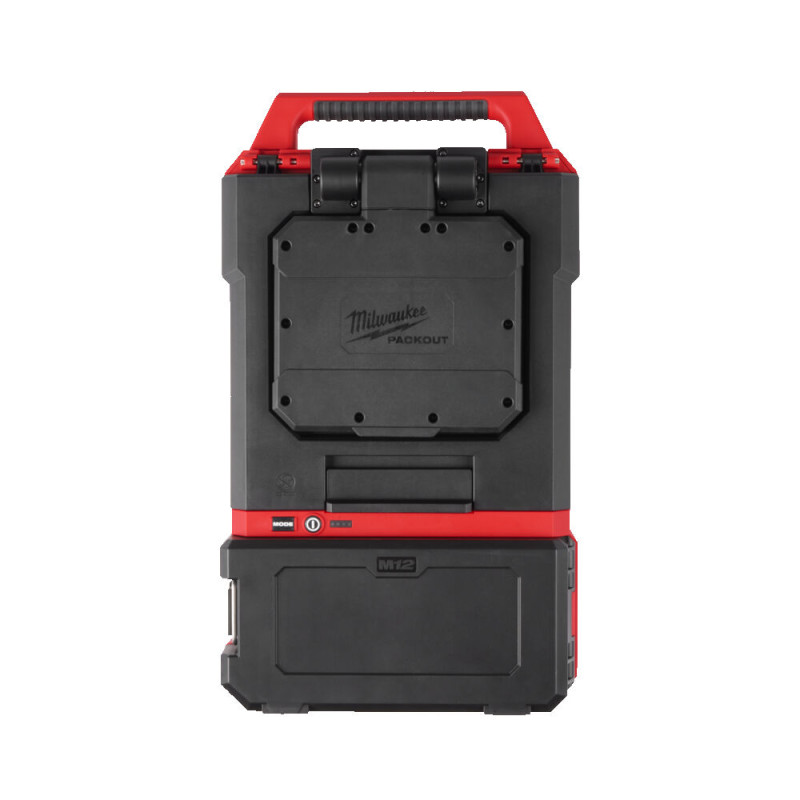 Купити Ліхтар світлодіодний акумуляторний/органайзер PACKOUT, з портами USB-A / USB-C MILWAUKEE, M12 POAL-0. Офіційний магазин Мілвокі Україна, фірмова гарантія з доставкою по Украіні