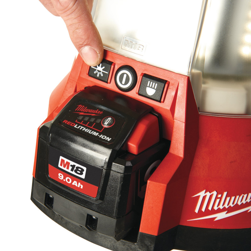 Купити Ліхтар світлодіодний акумуляторний MILWAUKEE, M18 ONESLSP-0, 4400Лм (каркас). Офіційний магазин Мілвокі Україна, фірмова гарантія з доставкою по Украіні