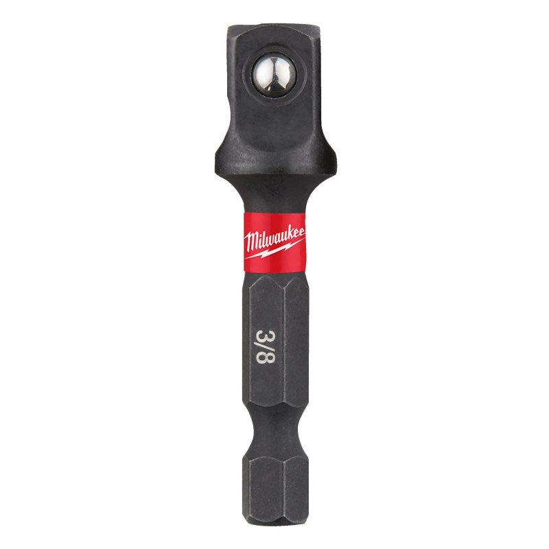 Купити Перехідник ударний ShW MILWAUKEE, з 1/4'' Hex на 3/8'' квадратний хвостовик. Офіційний магазин Мілвокі Україна, фірмова гарантія з доставкою по Украіні
