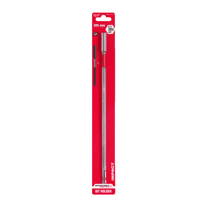 Купити Утримувач для біт магнітний ShW 1/4'' Hex MILWAUKEE, 305мм. Офіційний магазин Мілвокі Україна, фірмова гарантія з доставкою по Украіні