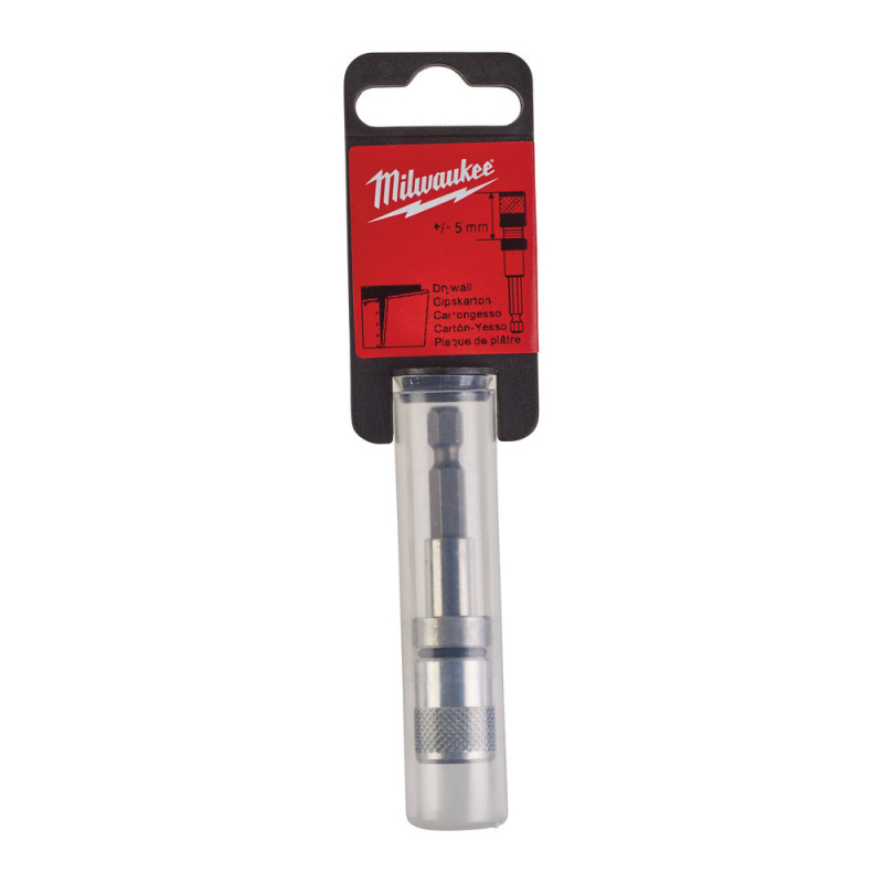 Купити Утримувач для біт магнітний 1/4'' Hex MILWAUKEE,  для гіпсокартона, з фіксатором, 58мм. Офіційний магазин Мілвокі Україна, фірмова гарантія з доставкою по Украіні