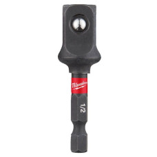 Купити Перехідник ударний ShW MILWAUKEE, з 1/4'' Hex на 1/2'' квадратний хвостовик. Офіційний магазин Мілвокі Україна, фірмова гарантія з доставкою по Украіні