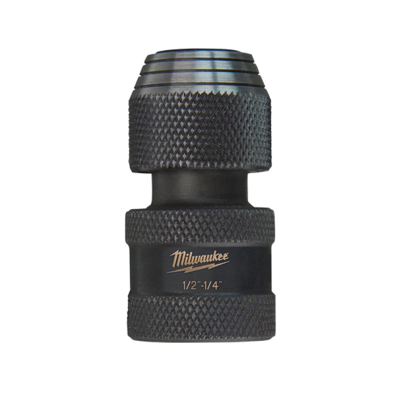 Купити Перехідник ударний ShW MILWAUKEE, з квадрата 1/2'' на 1/4'' Hex. Офіційний магазин Мілвокі Україна, фірмова гарантія з доставкою по Украіні