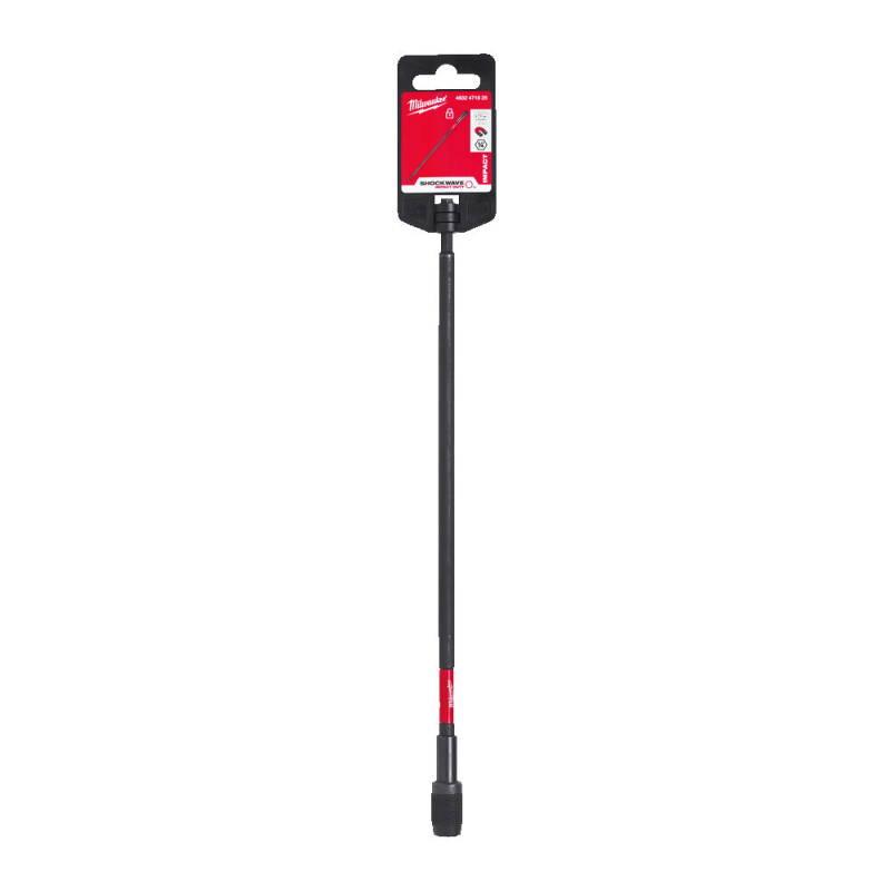 Купити Утримувач для біт магнітний ShW 1/4'' Hex MILWAUKEE, з фіксатором, 305мм. Офіційний магазин Мілвокі Україна, фірмова гарантія з доставкою по Украіні