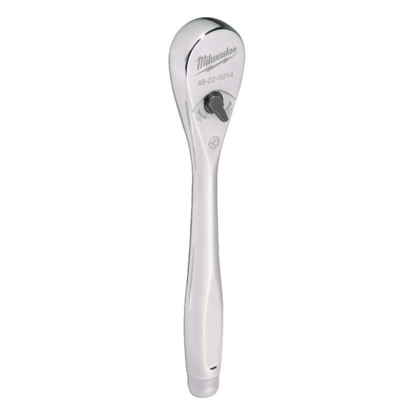 Купити Тріскачка хромована для головок 1/4'' MILWAUKEE, 152мм, (заміна на 4932499523). Офіційний магазин Мілвокі Україна, фірмова гарантія з доставкою по Украіні